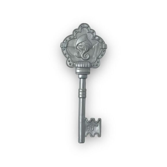 Mattel Ever After High Silver Key Shaped Hair Brush For Doll - Picture 1 of 2